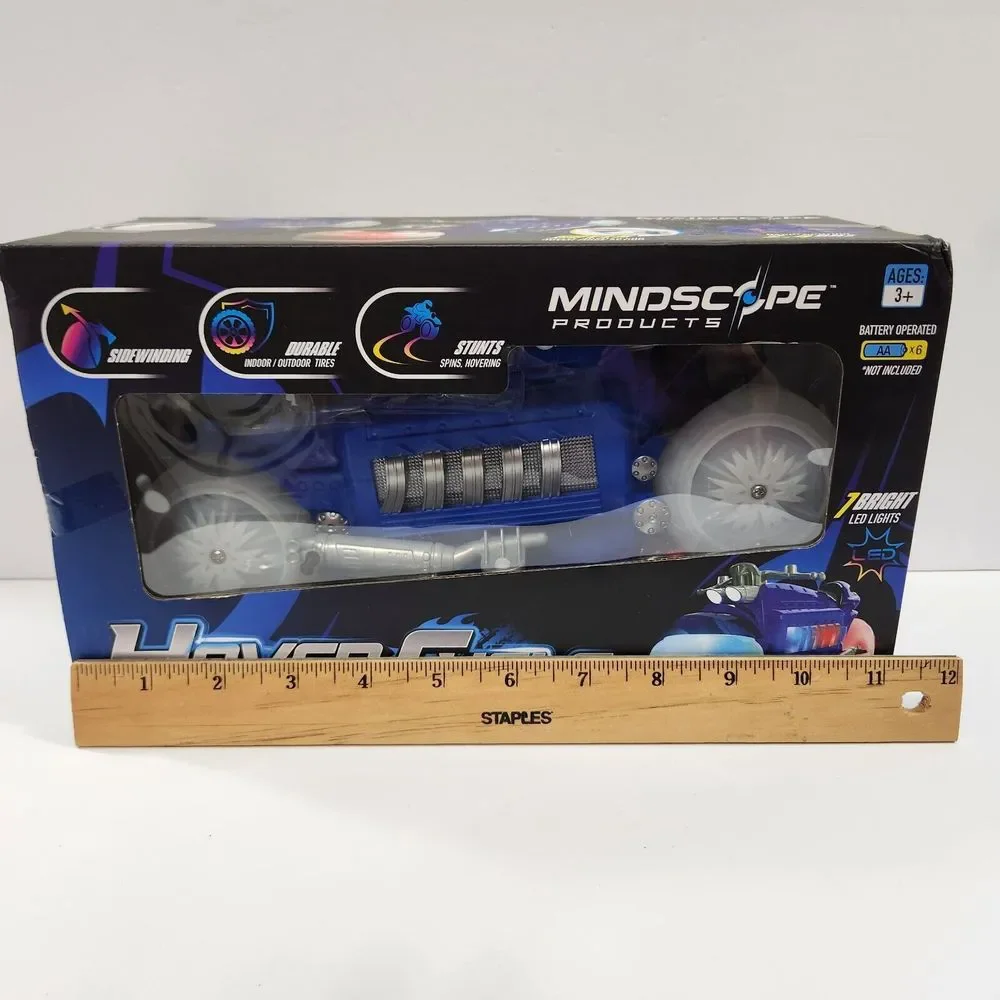Mindscope Products Blue Hover Cycle. Stunts, Sidewinding, Durable